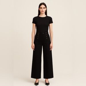 Vintage Black Wide Leg Pants
